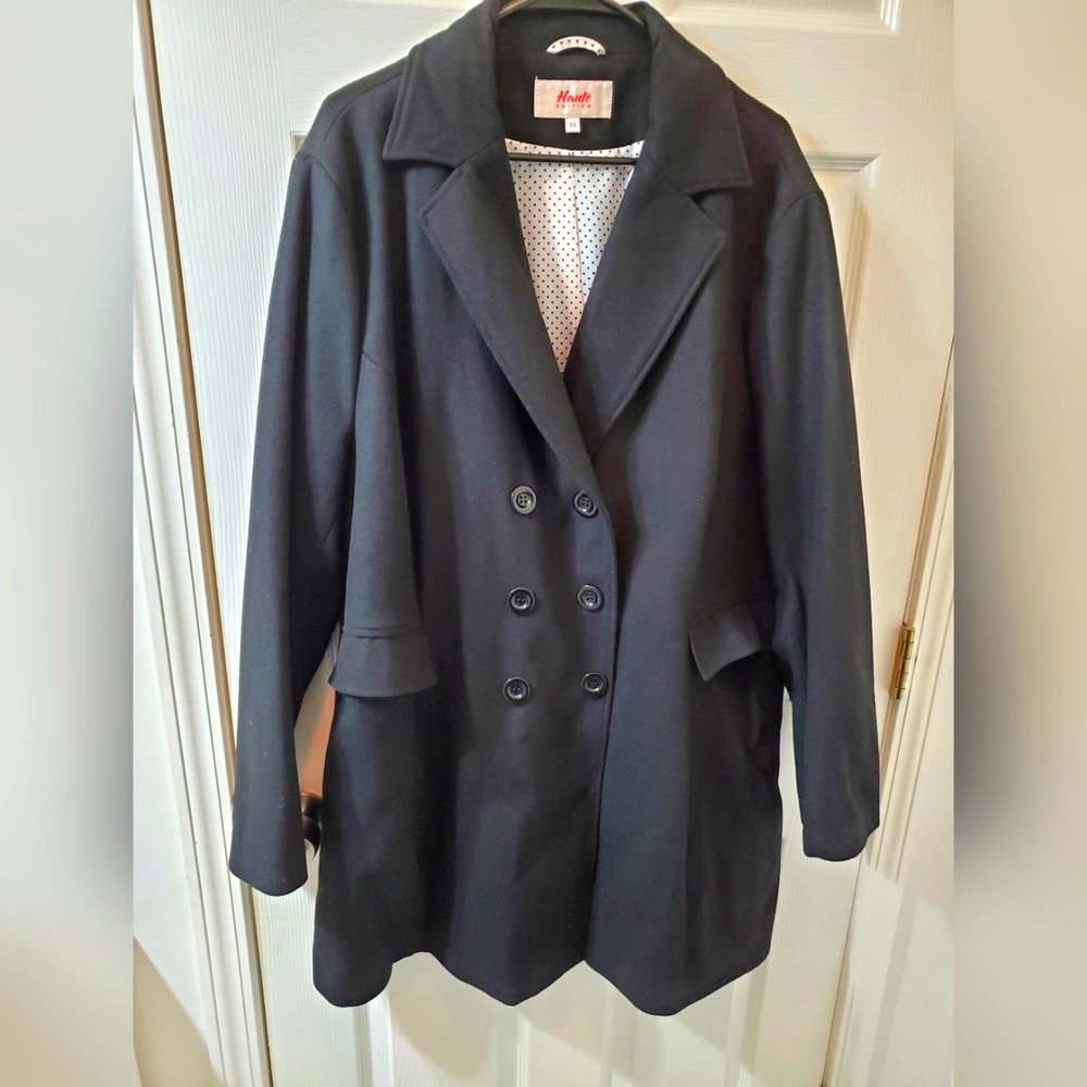 Plus Size Peacoat Black